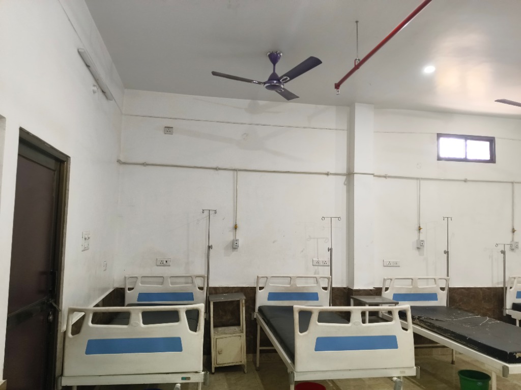 Large General Ward Hall Multiple Beds Life Care Hospital Sonbhadra
